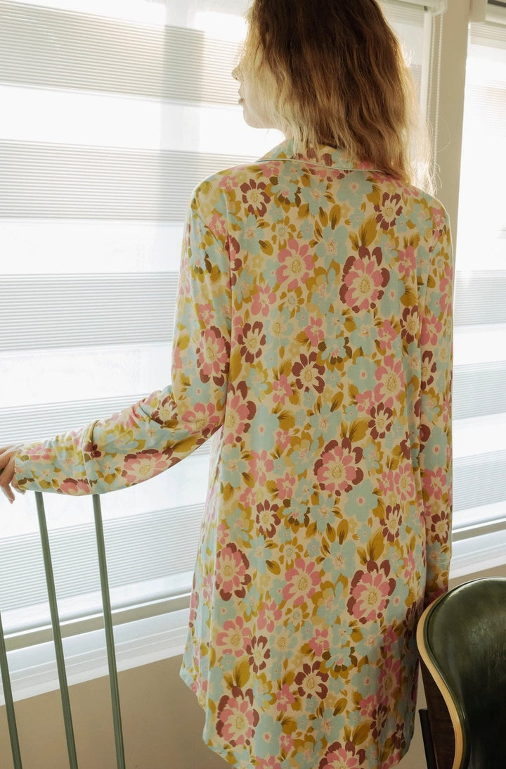 Kilo Brava sleepshirt Kilo Brava Modal Painted Blooms Collection