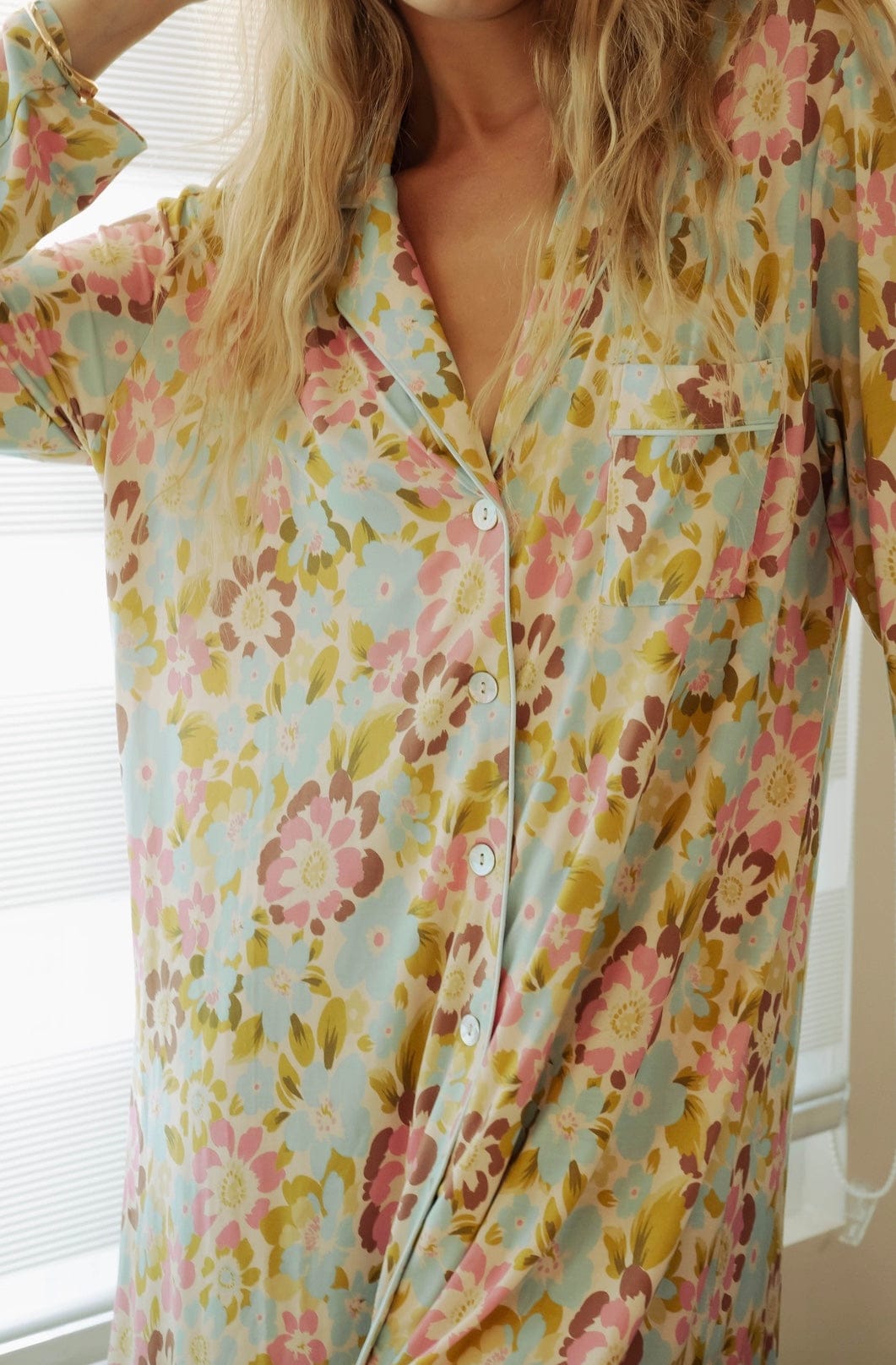 Kilo Brava sleepshirt Kilo Brava Modal Painted Blooms Collection