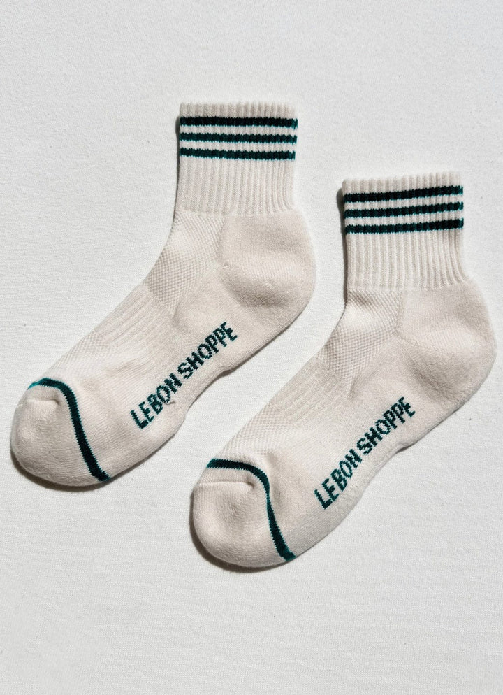 Le Bon Shoppe Socks Egret / One Size (Women's US Size 6-10) Le Bon Shoppe Girlfriend Socks