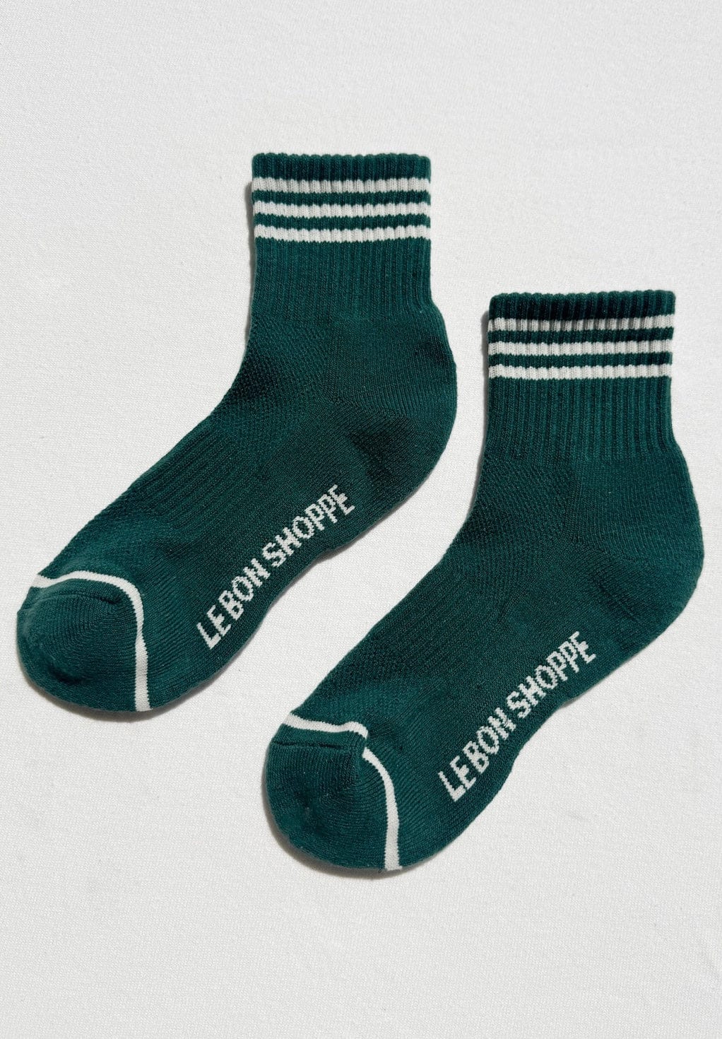 Le Bon Shoppe Socks Hunter Green / One Size (Women's US Size 6-10) Le Bon Shoppe Girlfriend Socks