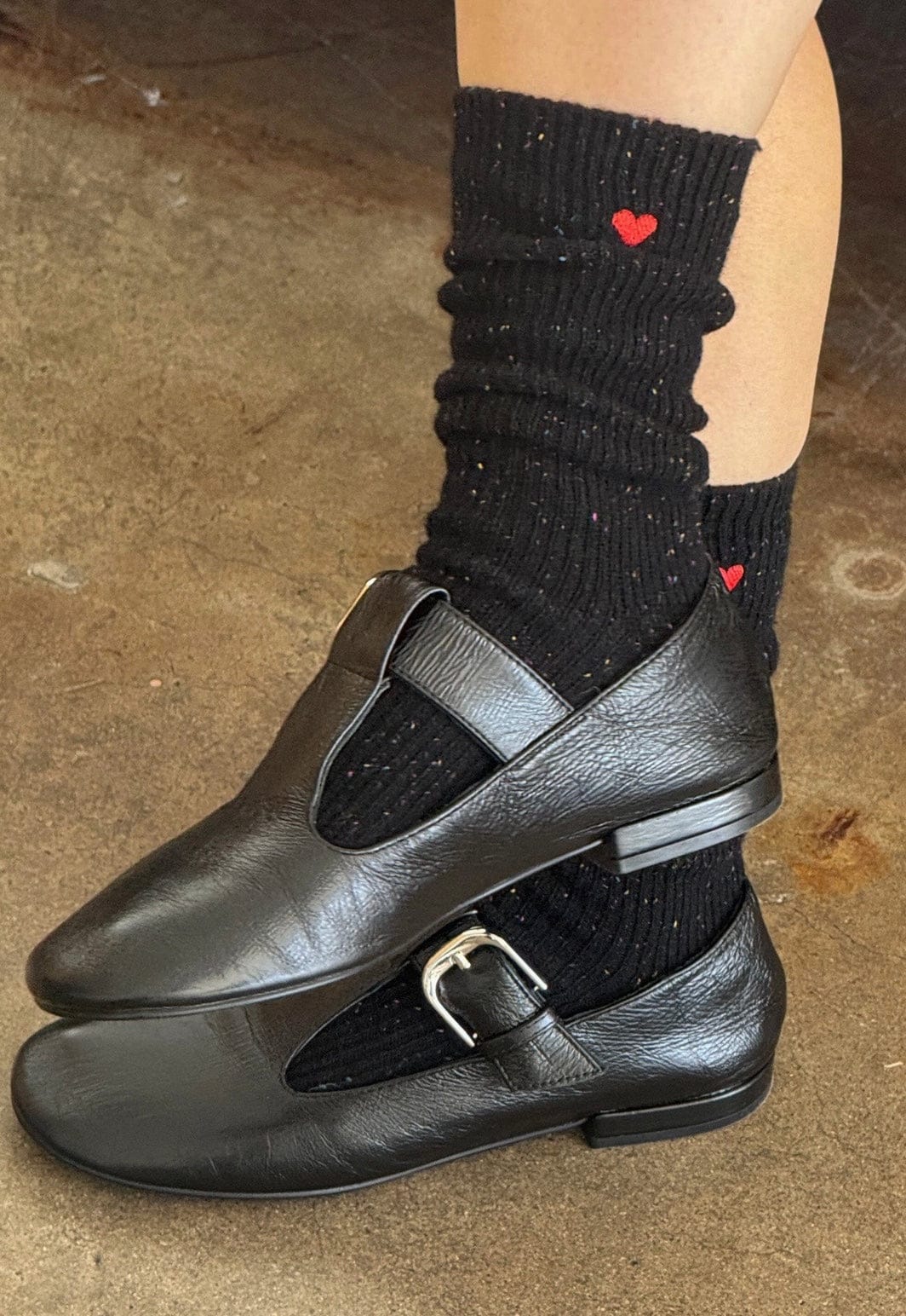 Le Bon Shoppe Socks Le Bon Shoppe Embroidered Snow Sock