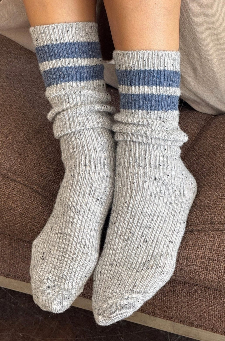 Le Bon Shoppe Socks Le Bon Shoppe Snow Varsity Socks