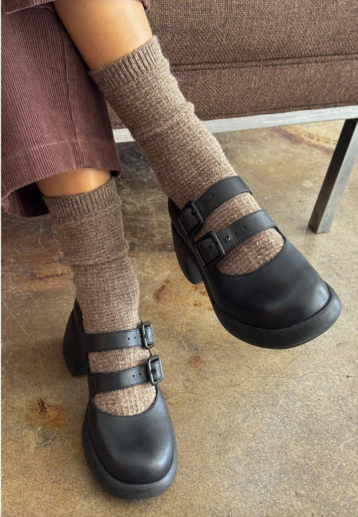 Le Bon Shoppe Socks Le Bon Shoppe Wool Waffled Socks