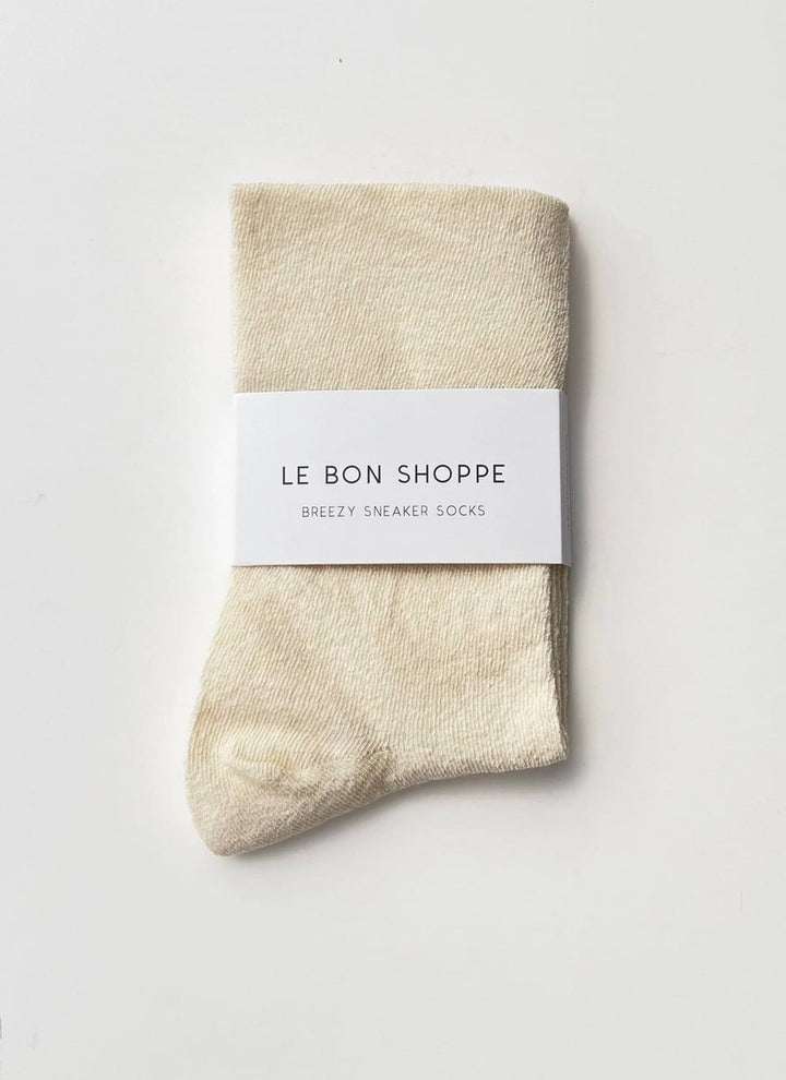 Le Bon Shoppe Socks Natural / One Size Le Bon Shoppe Breezy Sneaker Sock