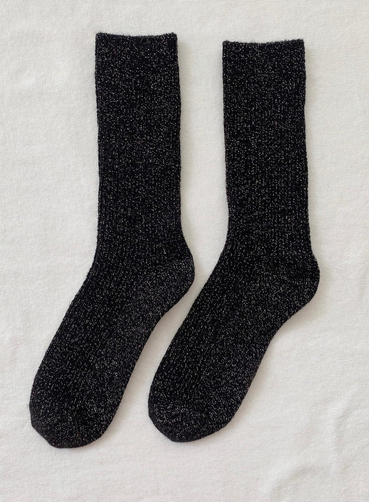 Le Bon Shoppe Socks Starry Night / One Size (Women's US Size 6-10) Le Bon Shoppe Winter Sparkle Socks