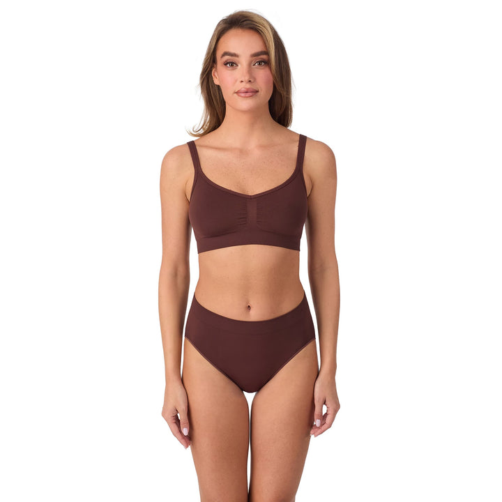Le Mystère bralette Deep Mahogany / S Le Mystere Seamless Comfort Bralette