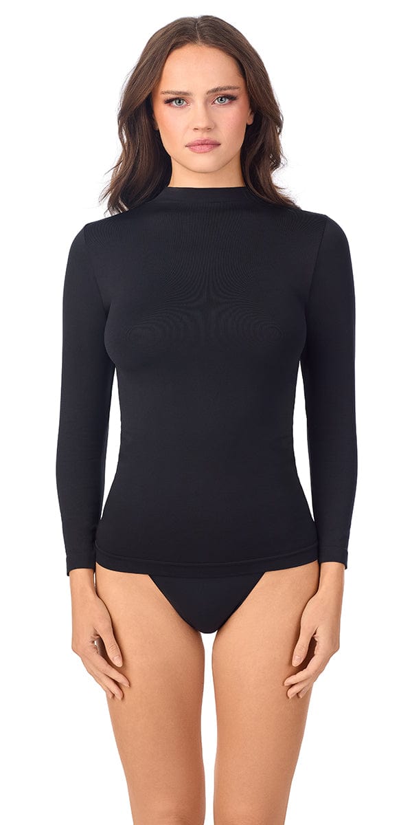 Le Mystère long sleeve top Black / S Le Mystere Seamless Comfort Long Sleeve Top