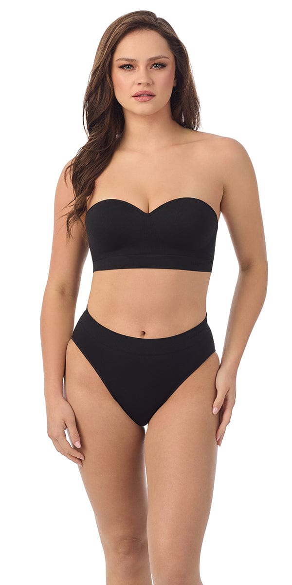 Le Mystère strapless bra Black / S Le Mystere Seamless Comfort Wireless Bandeau