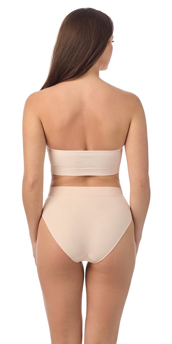 Le Mystère strapless bra Le Mystere Seamless Comfort Wireless Bandeau