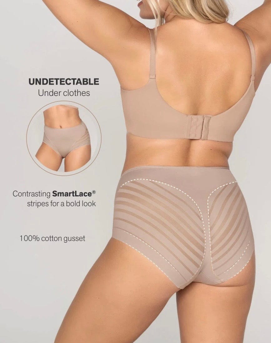 Leonisa Lace Stripe Undetectable Classic Shaper Panty – Art of Intimates