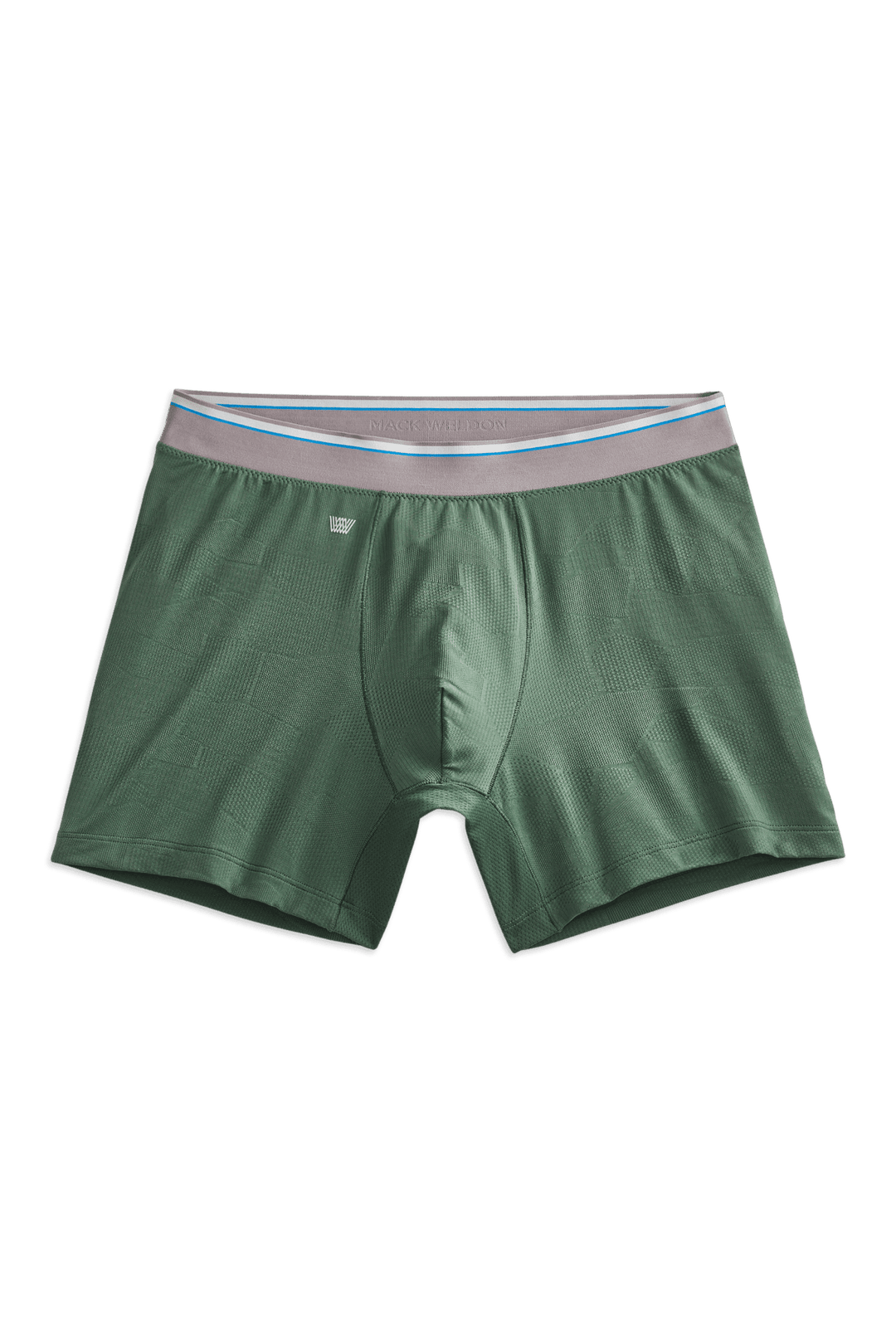 2 Boxer Mack Weldon 24/7 Taglia L – Blu Rigato – Tessuto Stretch Cotone – Nuovi Con Etichette - Foto 5