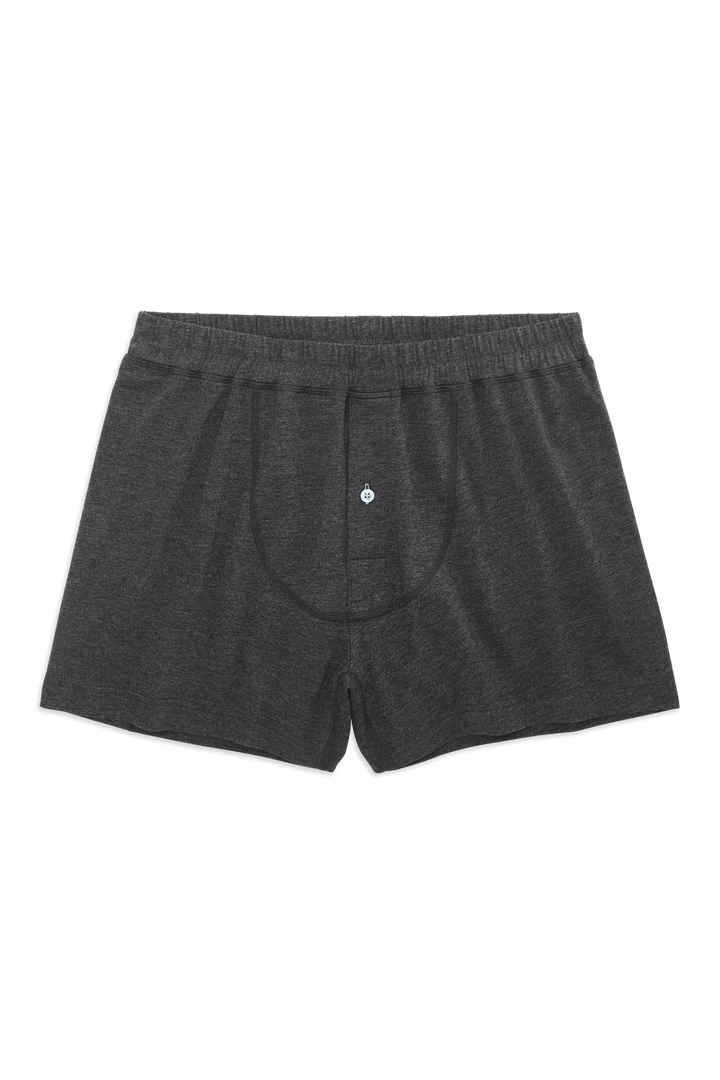 Mack Weldon boxer shorts Charcoal Heather / S Mack Weldon 18-Hour Jersey Knit Boxer
