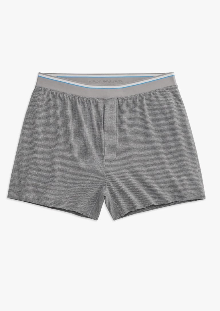 Mack Weldon boxer shorts Grey Heather / M Mack Weldon AirKNITx Knit Boxer