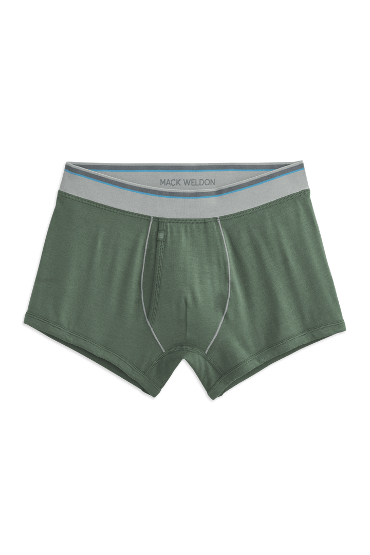 Mack Weldon mens underwear Greenlake / S Mack Weldon 18-Hour Jersey Trunk