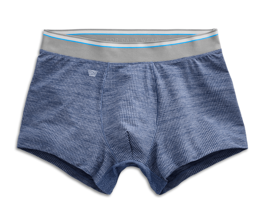 Mack Weldon mens underwear Indigo Heather / M Mack Weldon AirKNITx Trunk