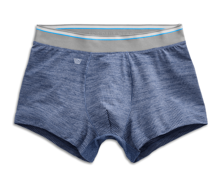 Mack Weldon mens underwear Indigo Heather / M Mack Weldon AirKNITx Trunk