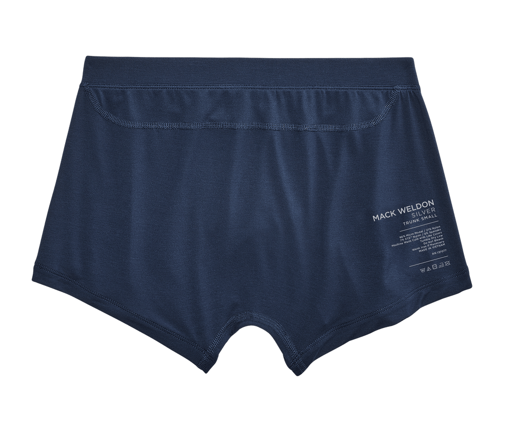Mack Weldon mens underwear Mack Weldon Silver HD Trunk