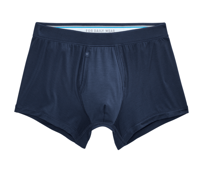 Mack Weldon mens underwear True Navy / M Mack Weldon Silver HD Trunk