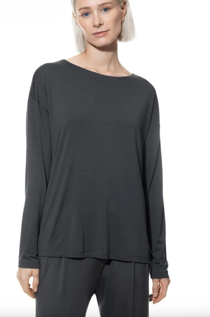 Mey Shirts & Tops Thunder Grey / XS Mey Pure Chic Series Long Sleeve T-Shirt