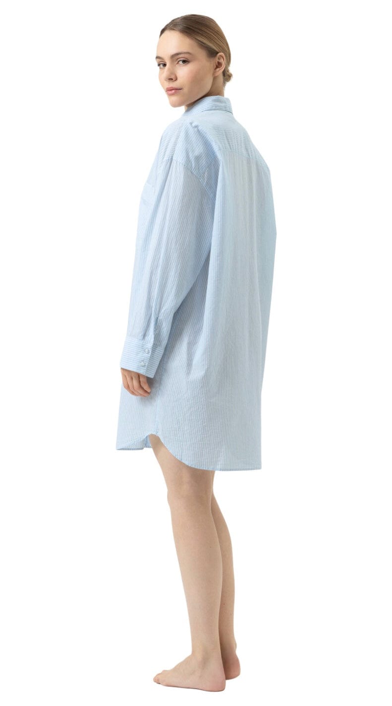 Mey sleepshirt Mey Cotton Stripes Sleepshirt- Long Sleeve