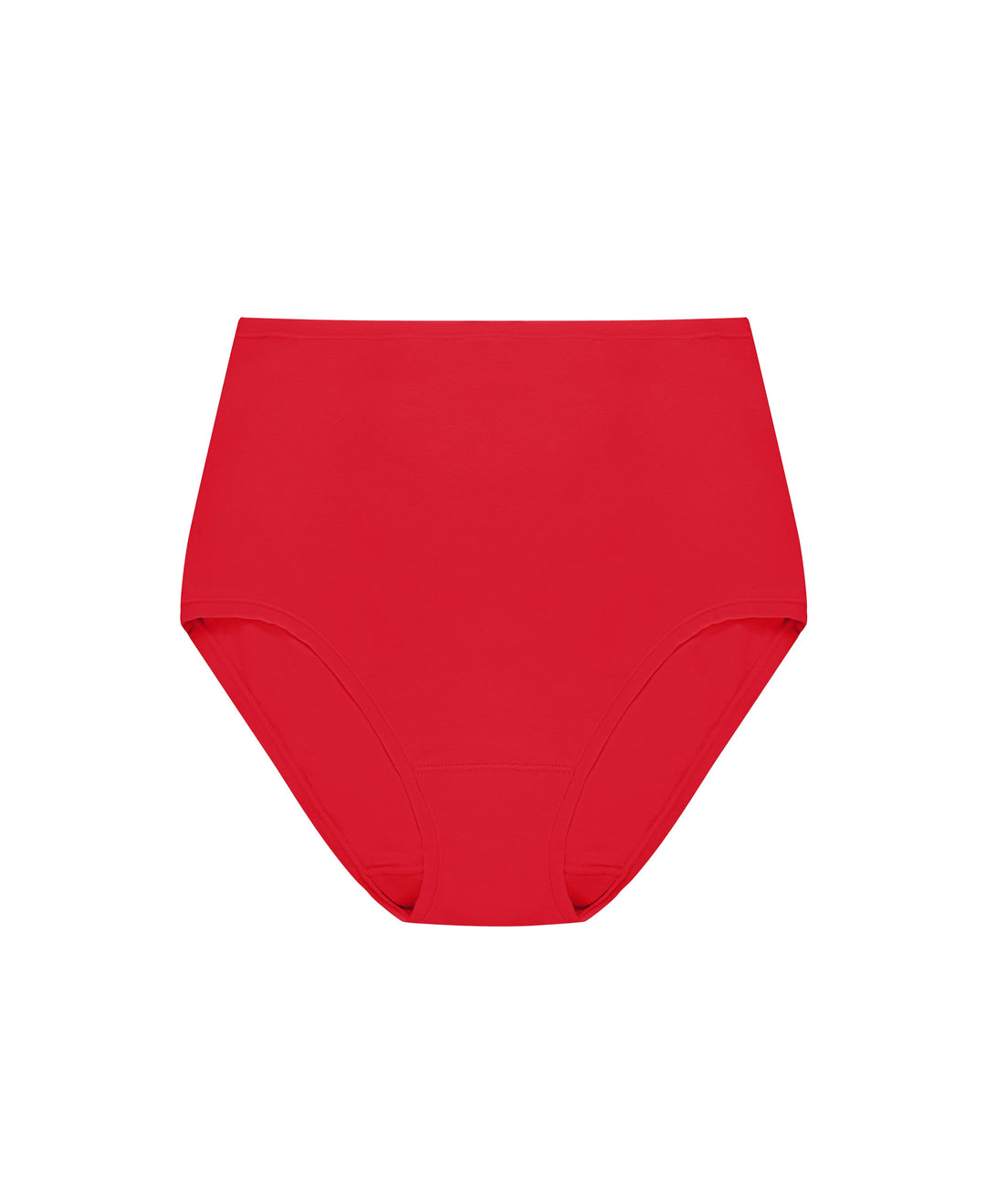 Natori brief Holiday Red / S Natori Bliss Bare Pima Cotton High Waist Brief
