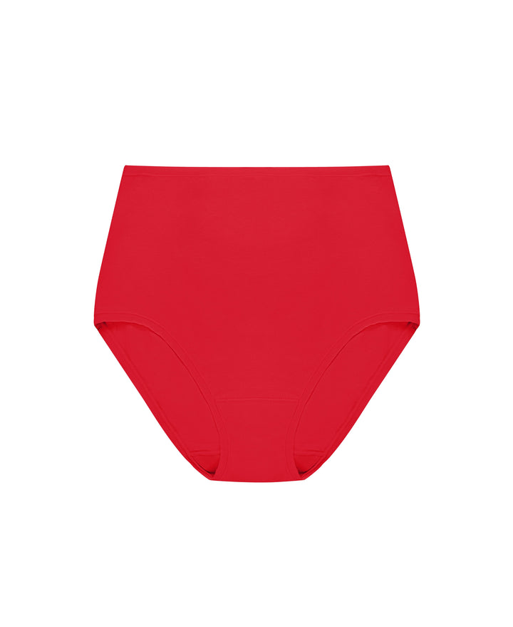 Natori brief Holiday Red / S Natori Bliss Bare Pima Cotton High Waist Brief