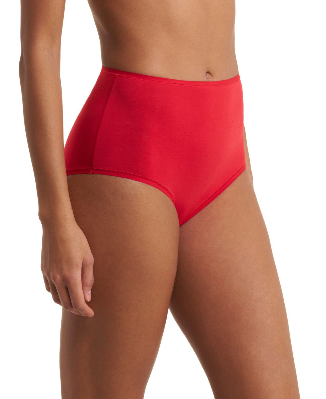 Natori brief Natori Bliss Bare Pima Cotton High Waist Brief
