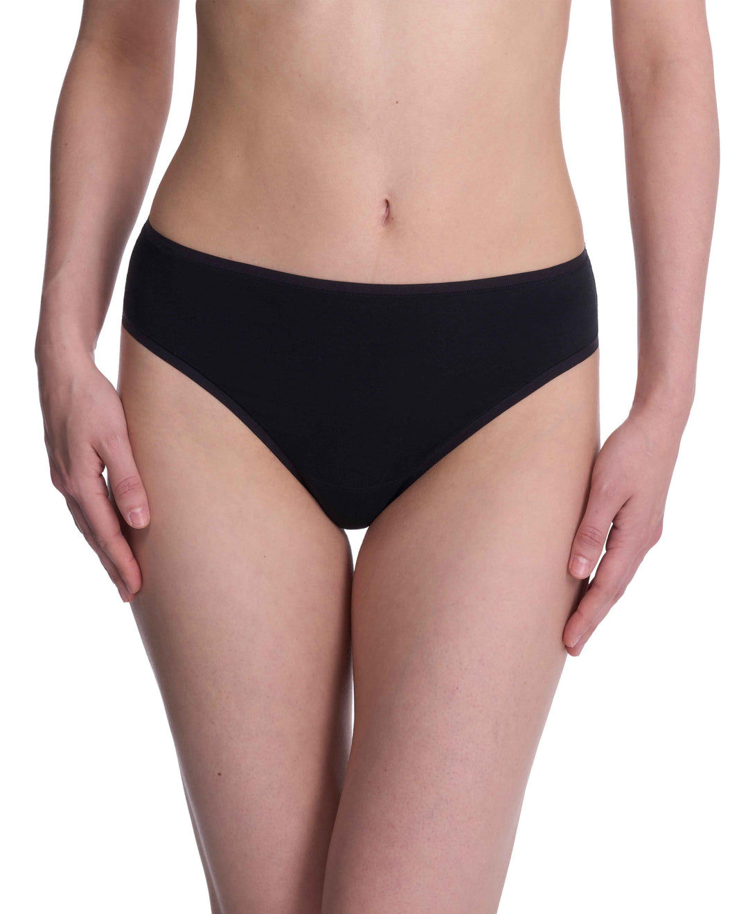 Natori thong Black / S Natori Bliss Bare Cotton Thong