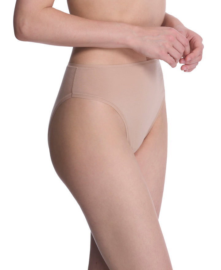 Natori Underwear Natori Bliss Bare Cotton High Cut Brief