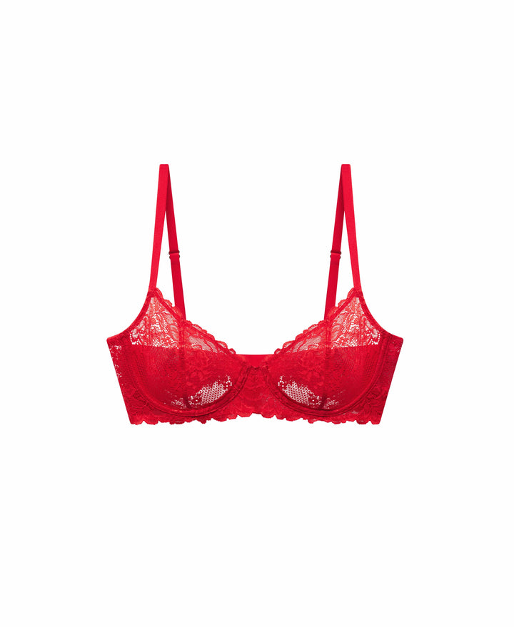 Natori underwire bra Holiday Red / 34B Natori Heavenly Convertible Balconette Underwire Bra