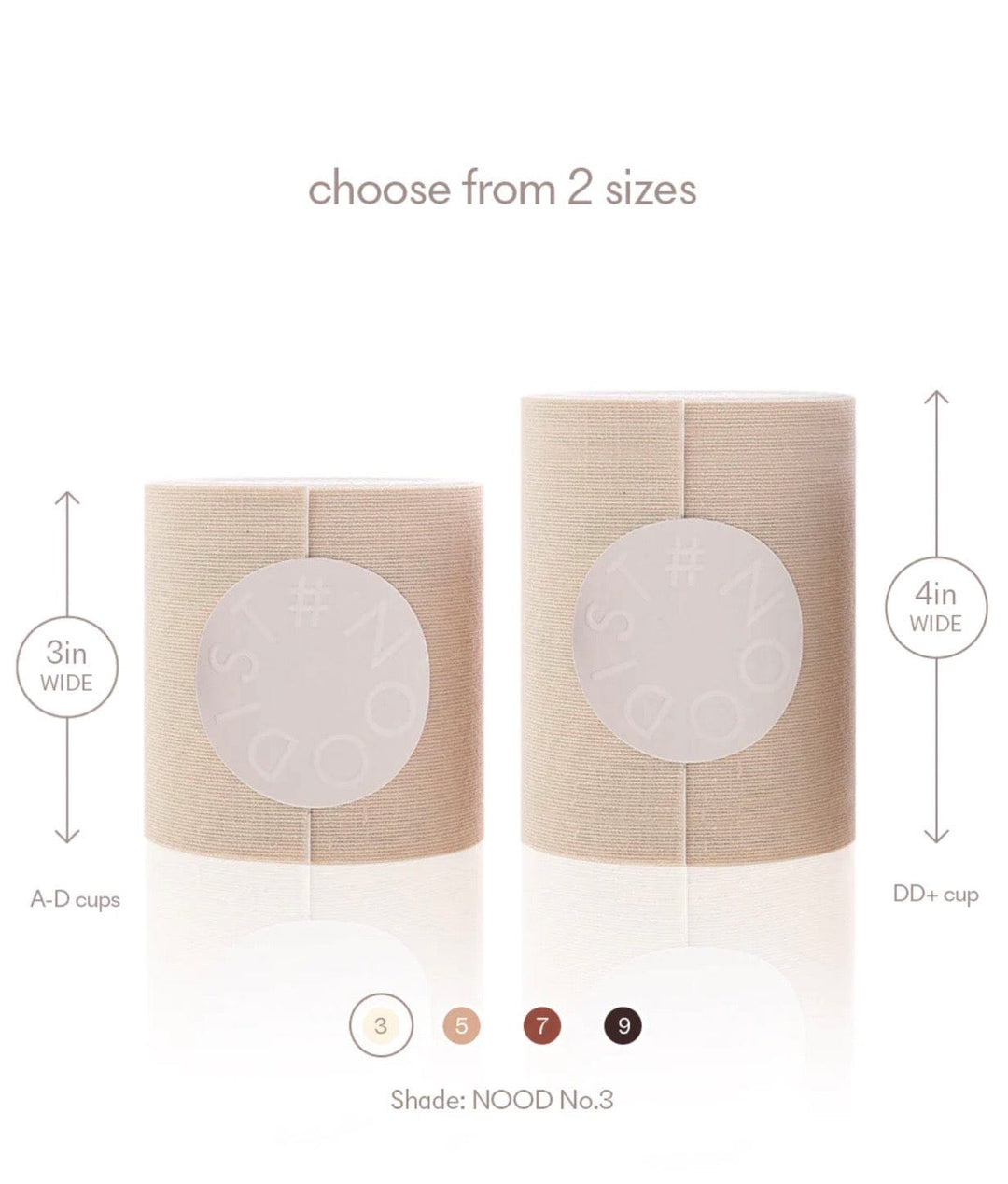 NOOD Adhesive Bra Tape NO. 3 / 4 in. NOOD Shape Tape