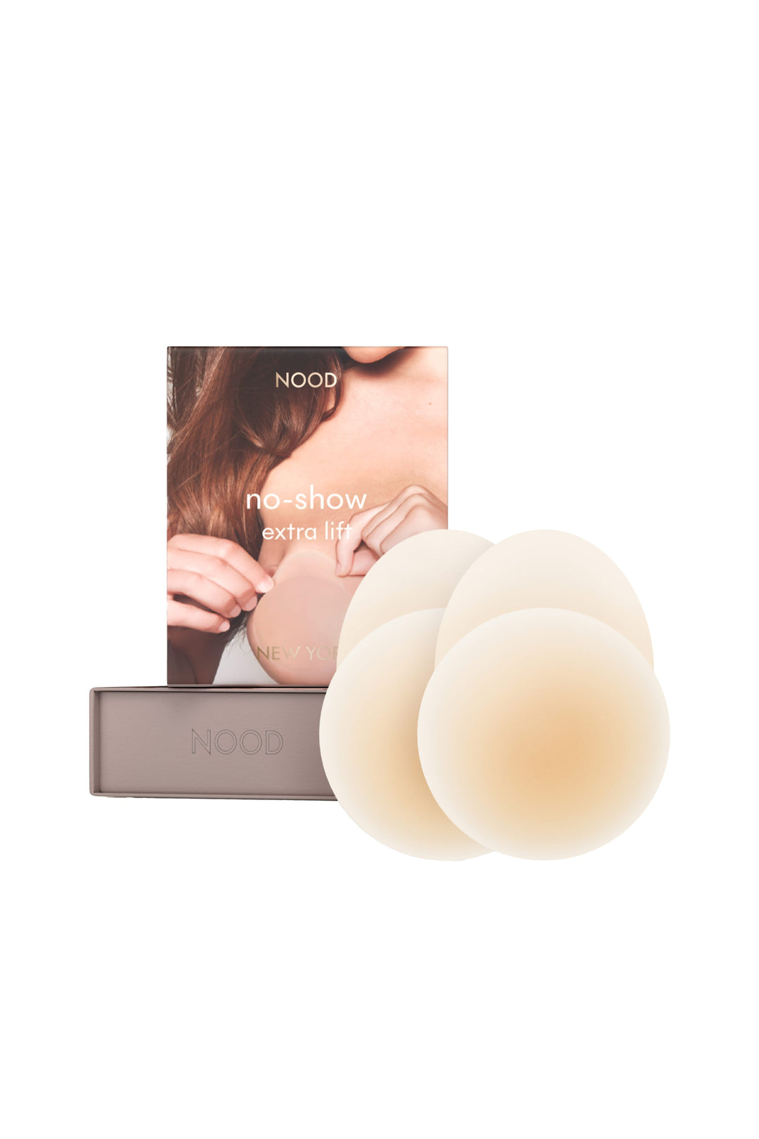 NOOD Nipple Covers NO. 3 Buff/ 4 IN. NOOD No-Show Extra Lift Nipple Covers