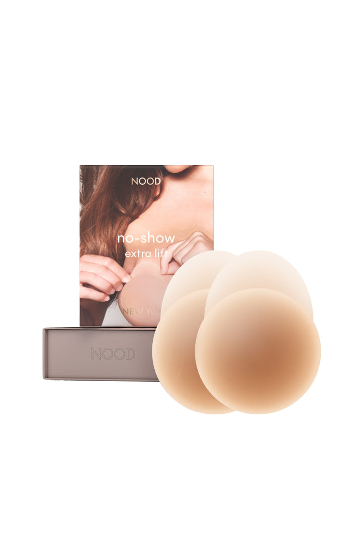 NOOD Nipple Covers NO. 5 Soft Tan/ 4 IN. NOOD No-Show Extra Lift Nipple Covers