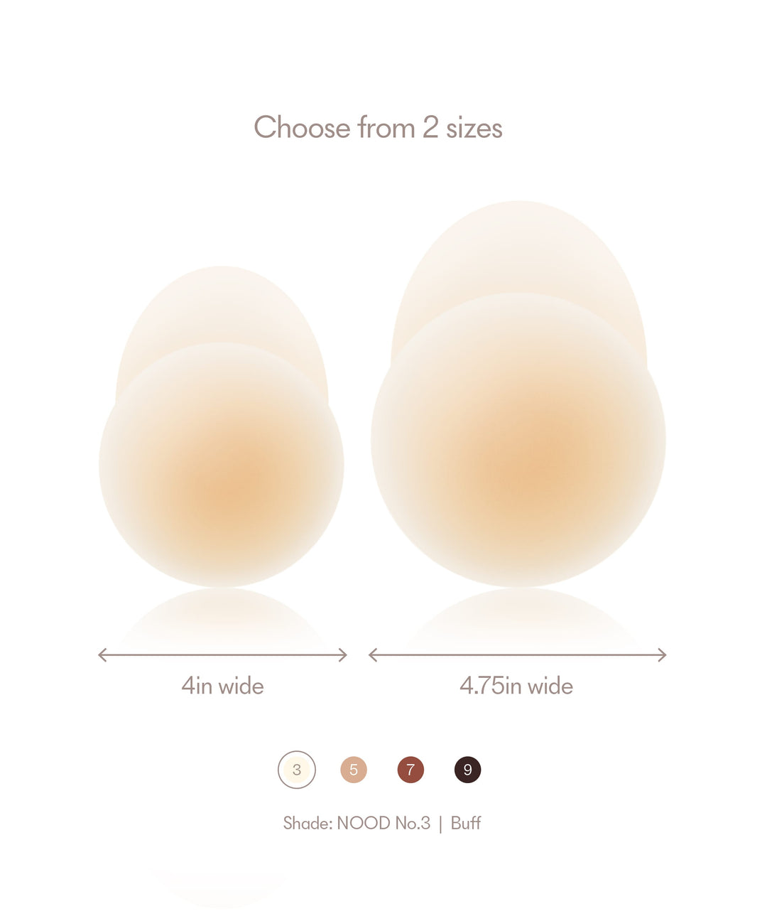 NOOD Nipple Covers NOOD No-Show Extra Lift Nipple Covers