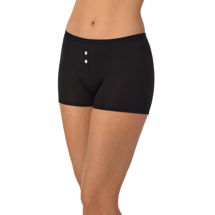 On Gossamer boxer shorts Black / S On Gossamer Cabana Cotton Rib Boxer