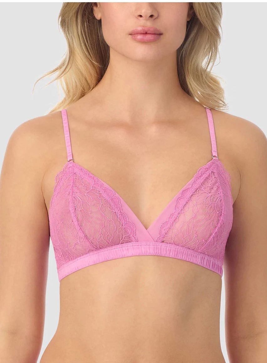 On Gossamer Bras Pink Berry / S On Gossamer Luxe Lace Bralette