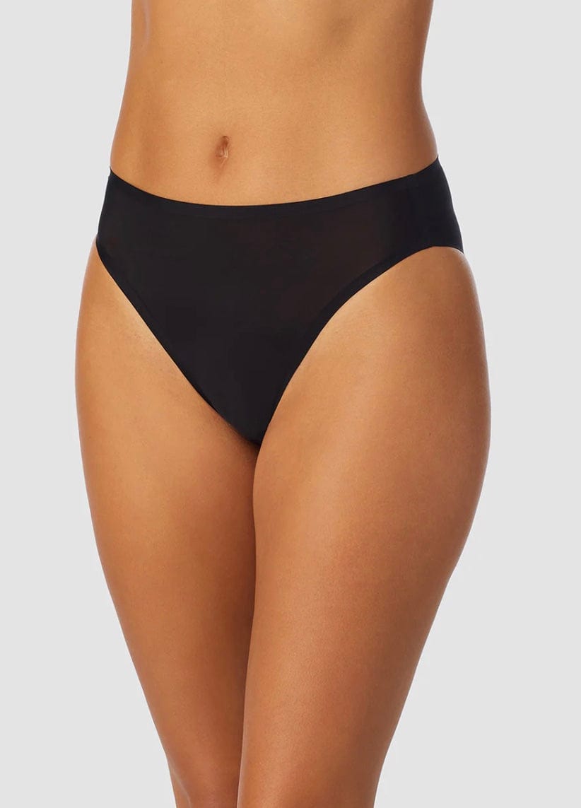 On Gossamer brief Black / S On Gossamer Heavenly Stretch Hi Cut Brief