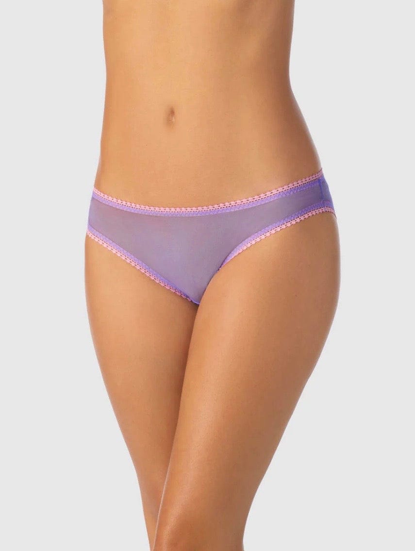 On Gossamer Briefs Iris / L On Gossamer Mesh Hip Bikini