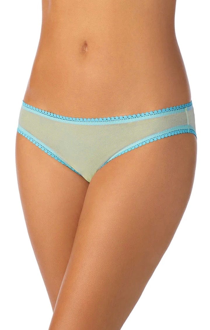 On Gossamer Briefs On Gossamer Mesh Hip Bikini