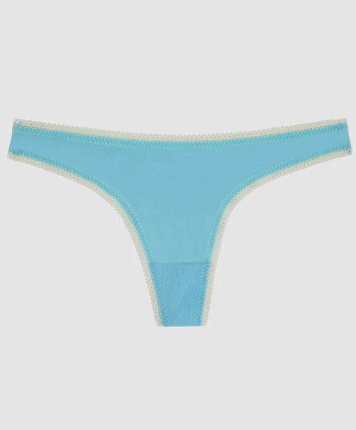 On Gossamer thong Blue Mist / S/M On Gossamer Mesh Hip G Thong