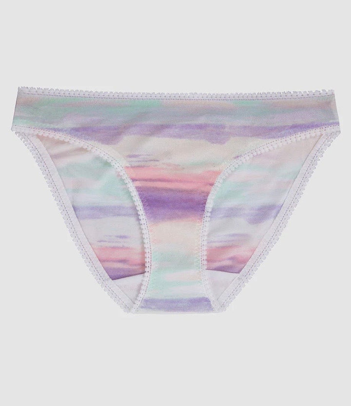 On Gossamer Underwear Sunset Stripe / M On Gossamer Triple Mesh Hip Bikini Underwear