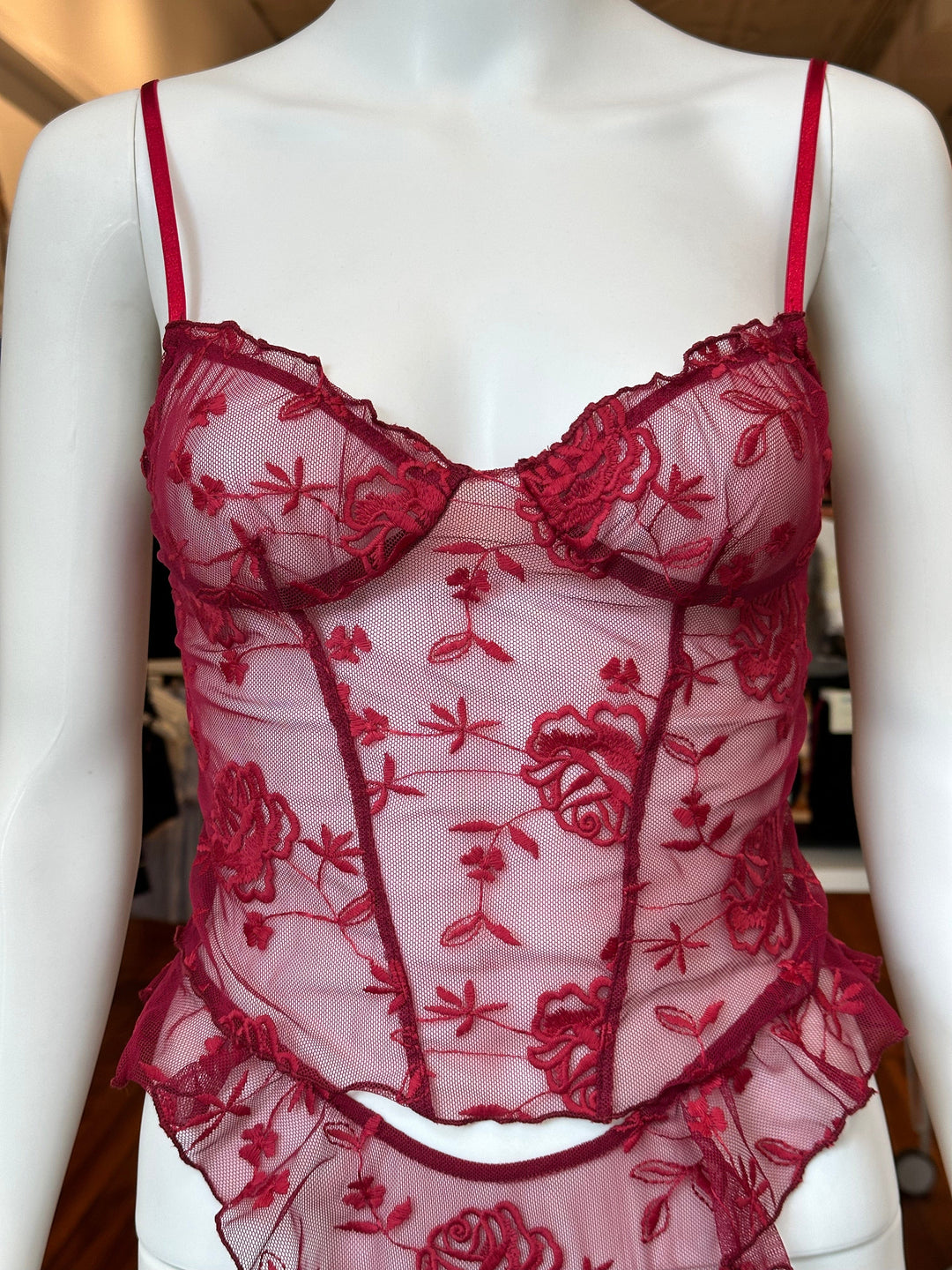 Only Hearts camisole Besos (Red) / S Only Hearts Rosalia Underwire Corset Cami