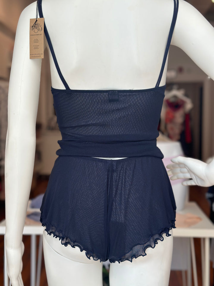 Only Hearts camisole Only Hearts Tulle Liv Cami 2 Ply - Navy Sateen