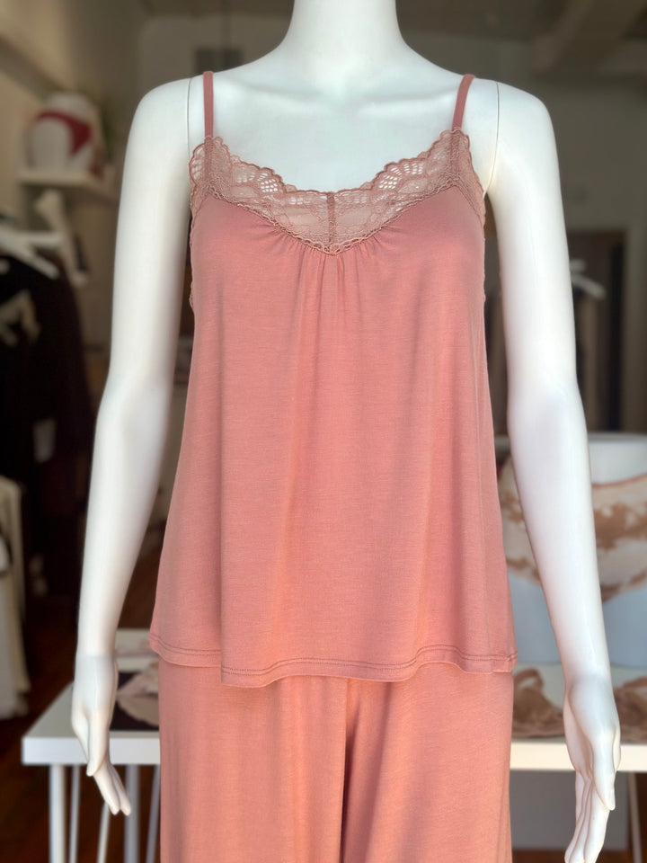 Only Hearts camisole Rosewood / S Only Hearts Venice Lace Low Back Cami