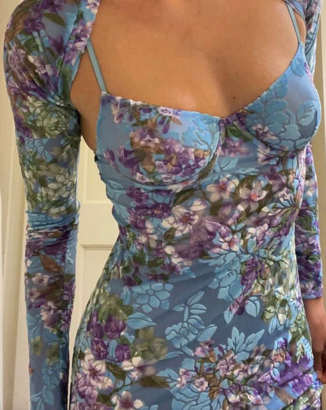 Only Hearts dress Only Hearts Lavender Bouquet Underwire Slip