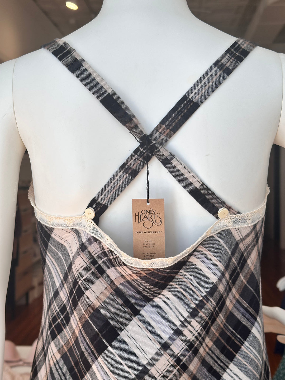 Only Hearts Nightgowns Only Hearts Frankie Flannel Bias Slip