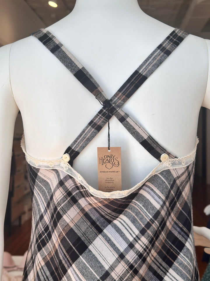 Only Hearts Nightgowns Only Hearts Frankie Flannel Bias Slip