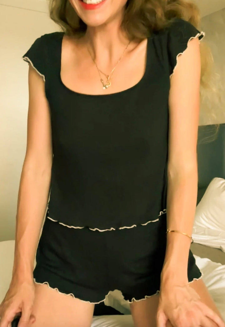 Only Hearts pajama shorts Khol / S Only Hearts Millie Pearl Shorties