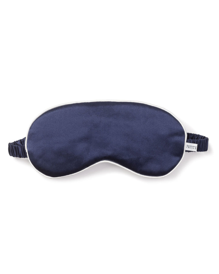 Petite Plume Eye Mask Navy Petite Plume Adult Silk Eye Mask