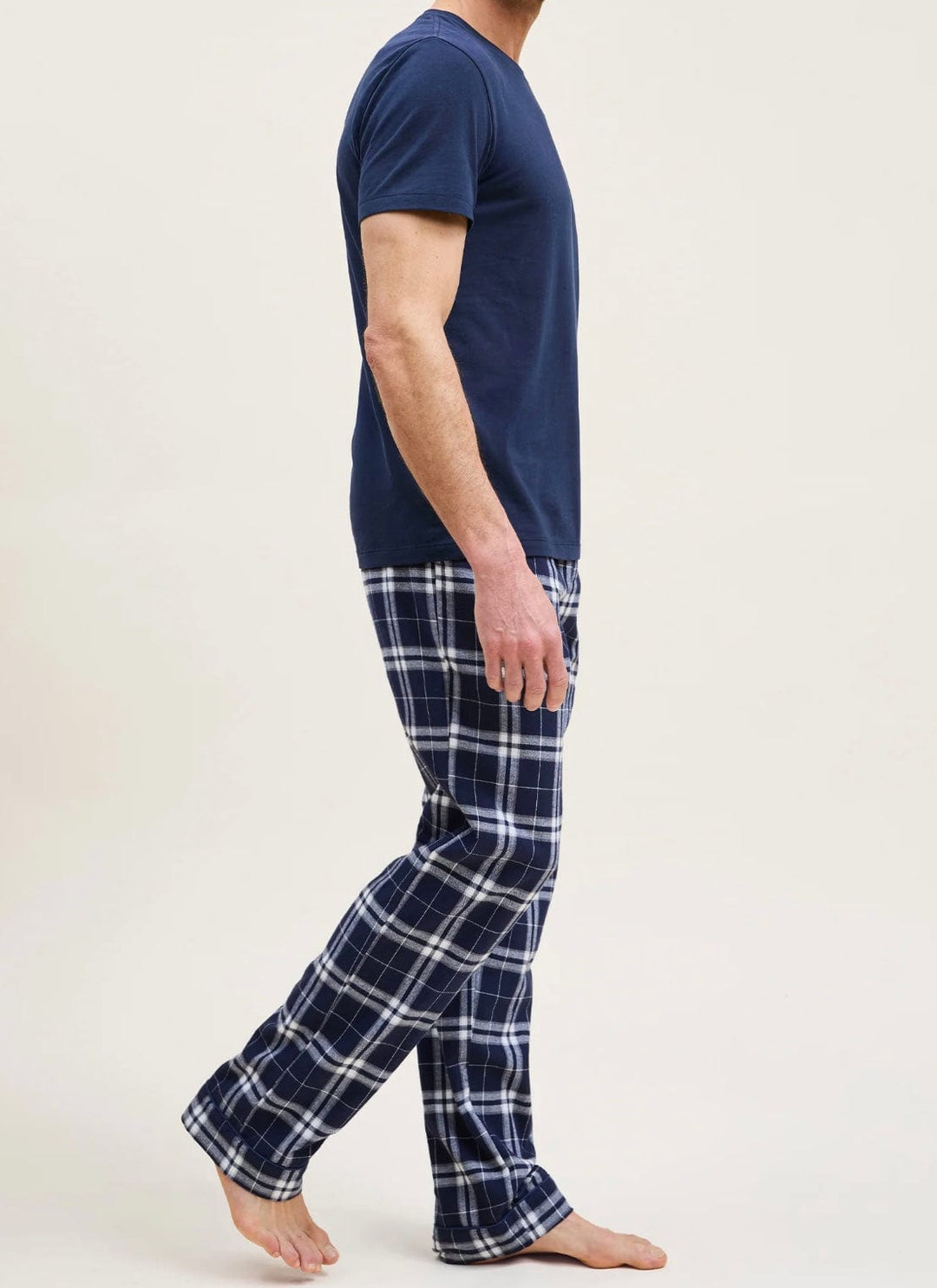 Petite Plume pajama pants Petite Plume Men's Brushed Cotton Pajama Pant- Oxford Tartan